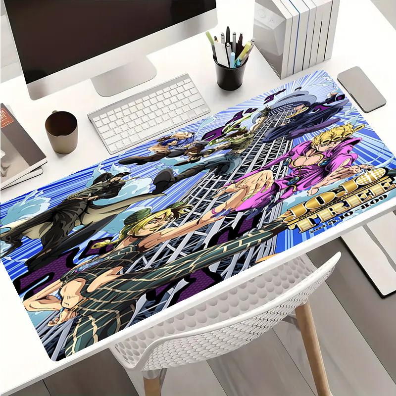 JoJo's Bizarre Adventure Mouse Pad - Non-Slip Rubber Base, Smooth Surface for Work,Gaming,Office,And Home Use, Desk Mouse Pad