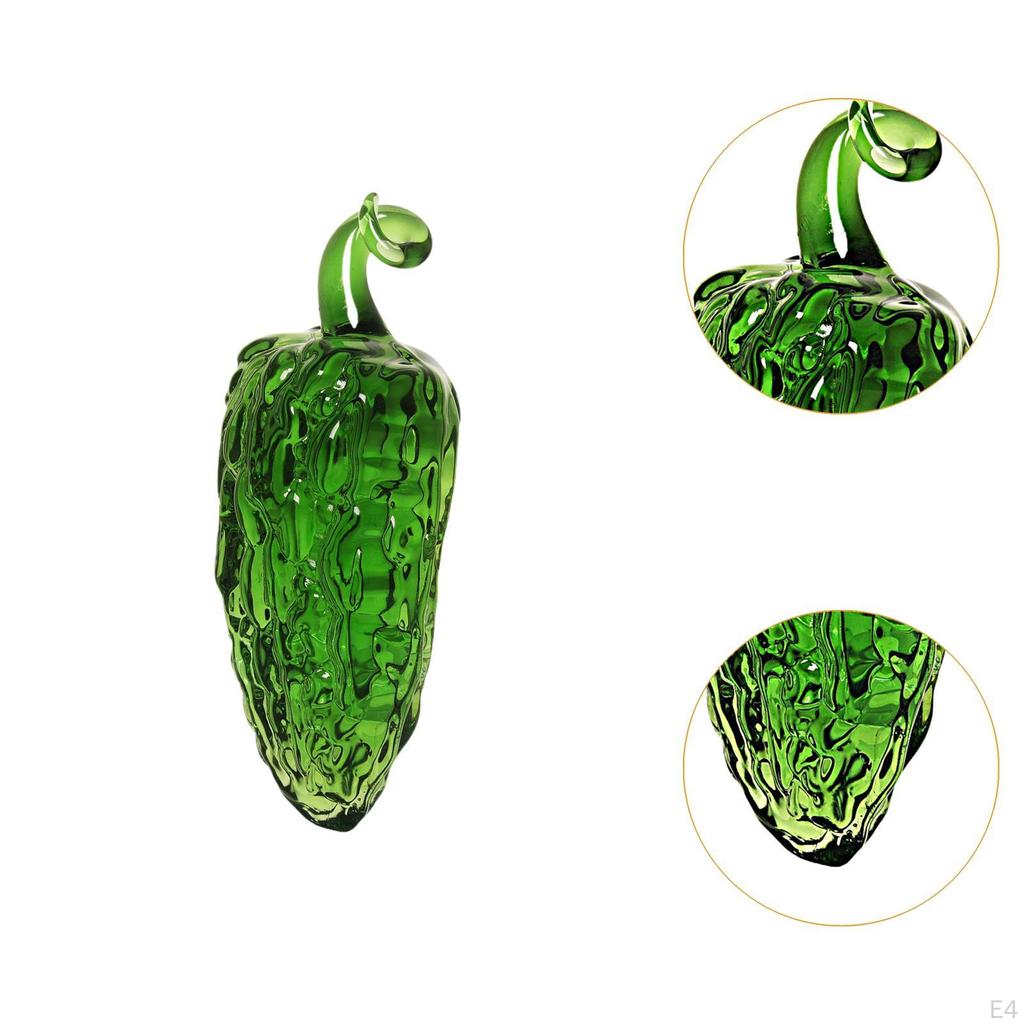 Decorative Fruits Figurines Chirstmas Decor Multicolor Creative Collectible Display Props Crystal