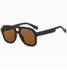 Vintage Aviation Sunglasses Men Women Retro Large Frame Driving Glasses Square Eyewear UV400 Shades