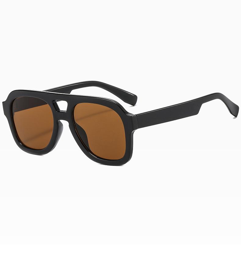 Vintage Aviation Sunglasses Men Women Retro Large Frame Driving Glasses Square Eyewear UV400 Shades