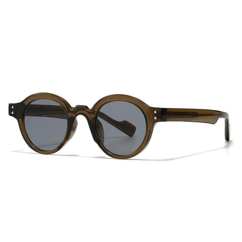 European and American Cross-Border Trendy Street Style Retro Artistic Acrylic Insert Sunglasses Modern Charm Ins Sunglasses 28066