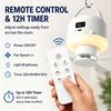 (White, -) 2026 Oplaadbare Hangende Ventilatorlamp - Met Afstandsbediening
