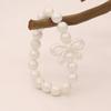 Colorful Acrylic Beaded Bracelet with Bowknot Charm for Girls