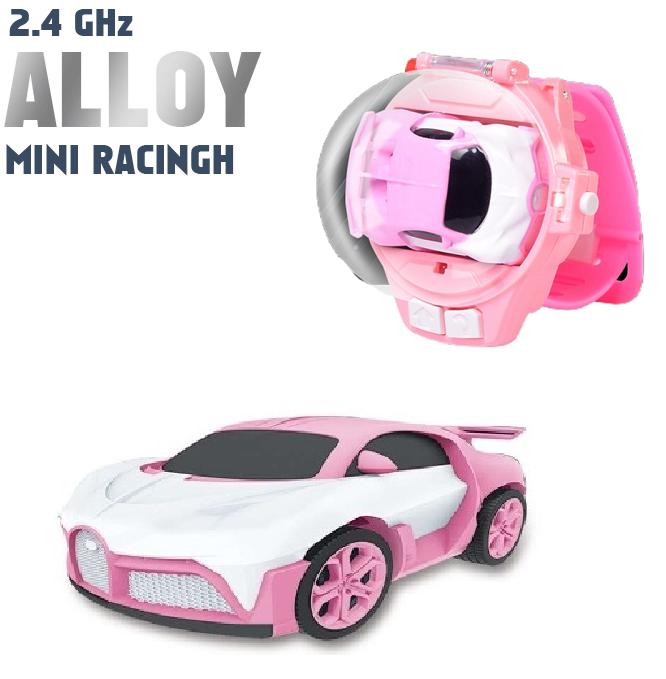 2.4G Children's Watch Remote Control Car Toy Novelty RC Car Toy Cartoon Portable USB Charging Watch Car Kid Birthday Gift