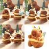 Lovely Capybara Cartoon Plush Toy for Kids Keychain Funny Capybara Cartoon Flapping Wing Soft Charm Stuffed Capybara Toy