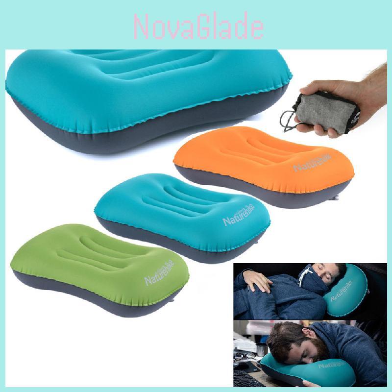 Naturehike Letter Print Travel Inflatable Pillow For Long Flights And Outdoor Use