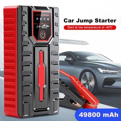 Auto Jump Starter Power Portable 49800mAh Booster Jumper Box Powerbanka Nabíječka baterií pro benzínová auta 6,0 l nebo dieselová auta 4,0 l