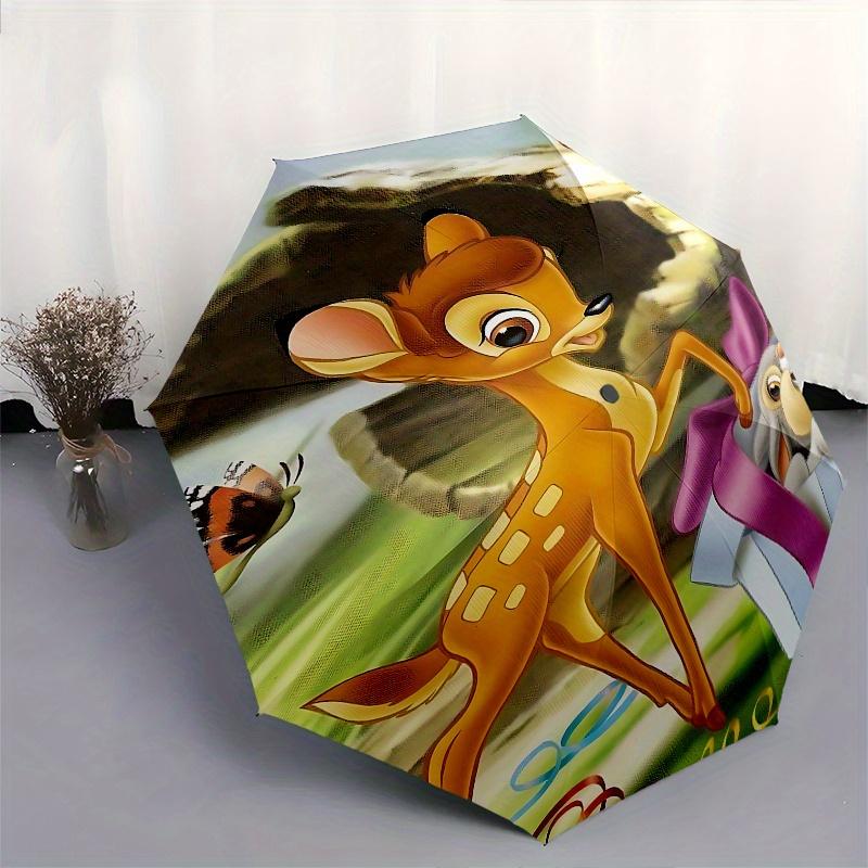 Bambi, Thumper Automatic Opening and Closing Umbrella, Compact Travel Umbrella, Lightweight and Portable, Suitable for Beach Commuting Busin