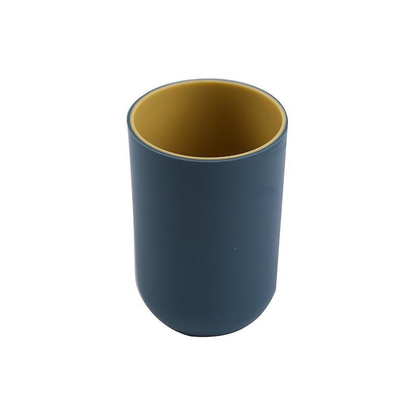 Couples' Solid Color Anti-Mold Toothbrush & Mouthwash Cup