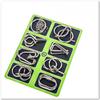 8PcsSet Metal Montessori Puzzle Wire Mind Brain Teaser Puzzles Children Adults Interactive Game Reliever Educational Toys