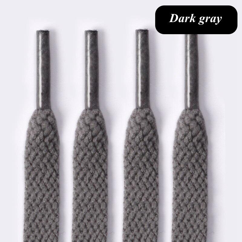 1Pair 36colors Flats Shoelaces Classic Shoe Laces Off Sneaker White Sports Men Women Children Shoelace Casual Shoe Strings
