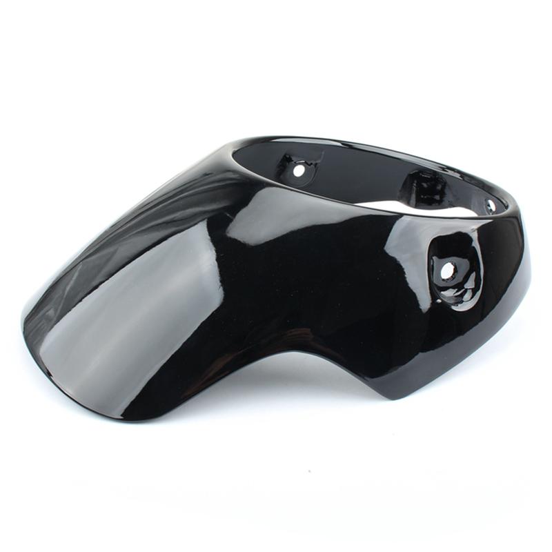7 Inch Black Motorcycle Headlight Fairing Windshield Protector Racer Style Headlight Cover Protector Screen Motorcycle Accessory