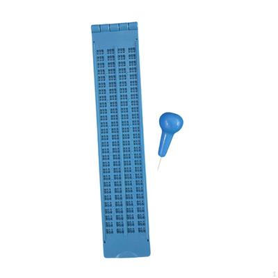 Braille Board for Beginners with Pen, Ideal School Use