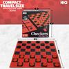 HI-Q Checkers & Tic-Tac-Toe Game for Kids: Interlocking Pieces, Foldable Board