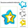 OUYLAF 38-Piece Stainless Steel Cookie Dough Cutters Set, Durable Kids Baking Tools, Multicolor