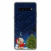 Christmas Phone Cases For Samsung Galaxy S10 /Galaxy S10e /Galaxy S10 Plus Case Black Silicone Soft Santa Claus TPU Bumper Funda