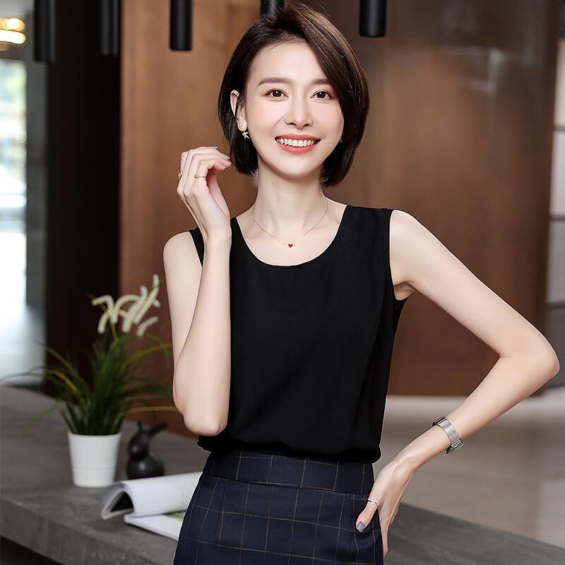 Женский облегающий топ-майка без рукавов Teluoman 2XL