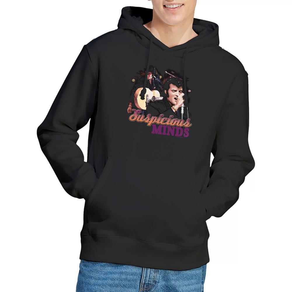 Elvis Presley Unisex Adult Suspicious Minds Hoodie