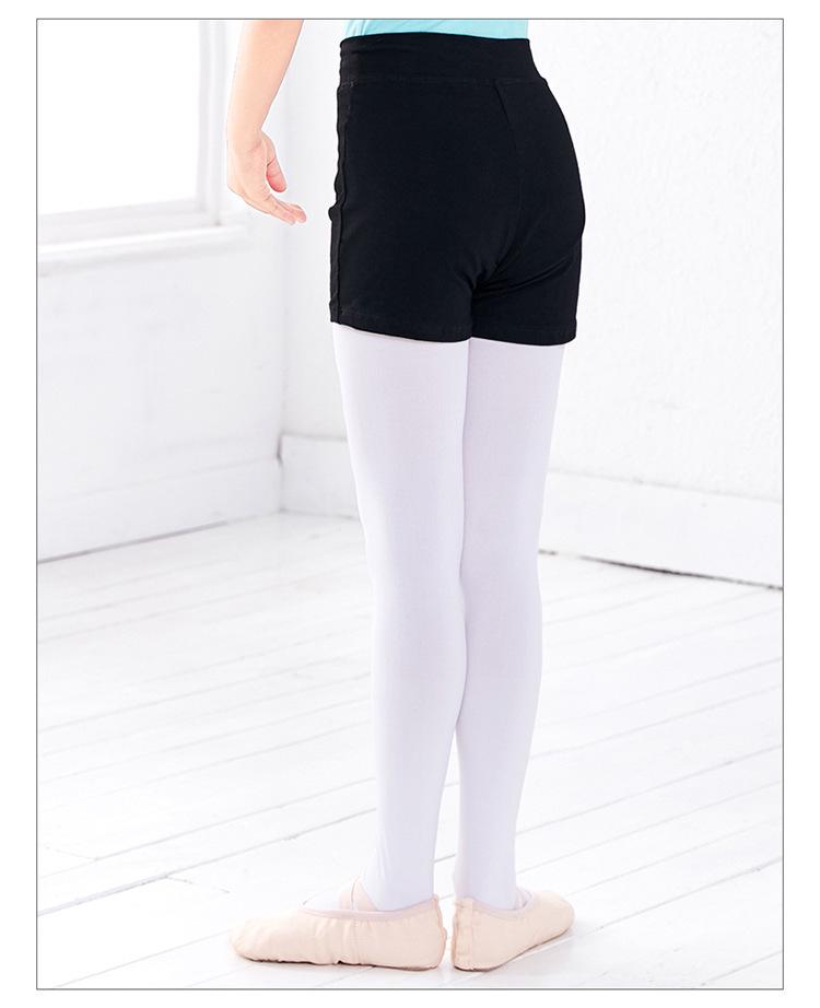 Children's Professional Ballet Black Dance Shorts for Training and Exams