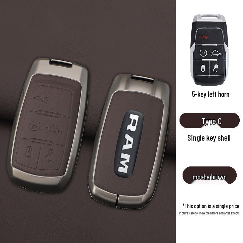 GMC Dodge Ram T-Rex RAM Long Horn Key Cover & Challenger Bag Korando Buckle
