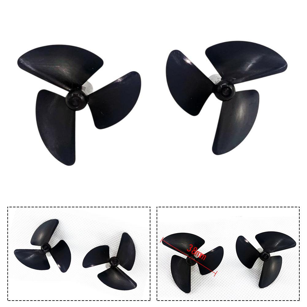 RC Boat Propeller Set 38mm 3 Blade Propellers with Left & Right Hand Options