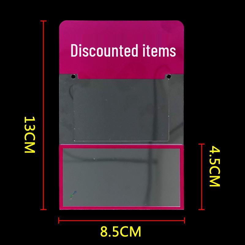 Transparent PVC Shelf Label Sleeve for Pharmacy and Baby Store Price Tags
