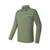 Fila Série Golfe Estilo Floresta Simples Casual Esportivo Outdoor Elástico Confortável Camisa Polo de Manga Longa Tricotada Camadas Internas Quentes Tops Masculinos A11M545220FKK