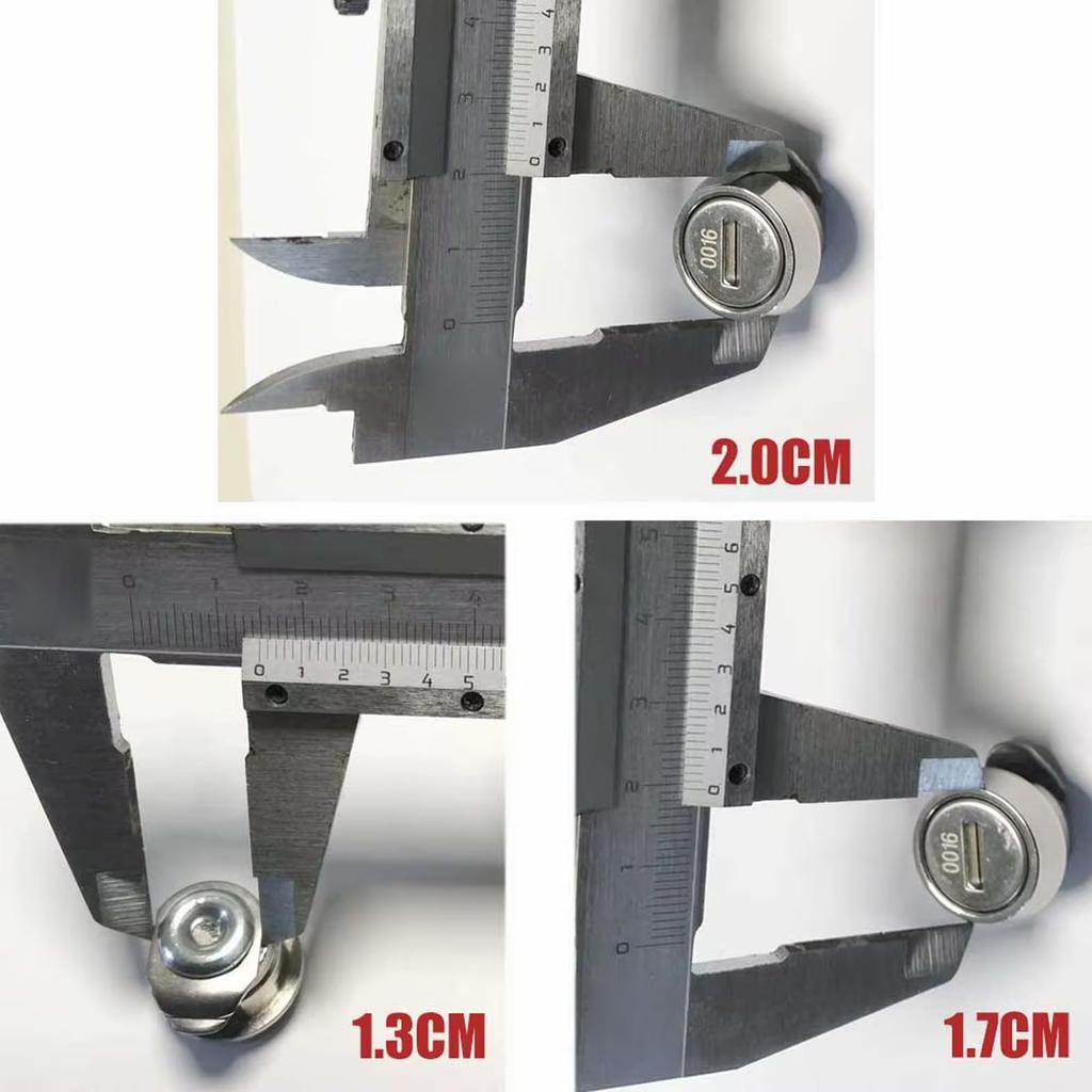 MENTUNER Bike Trunk Safety Aluminum Lock Cylinder and Key Set