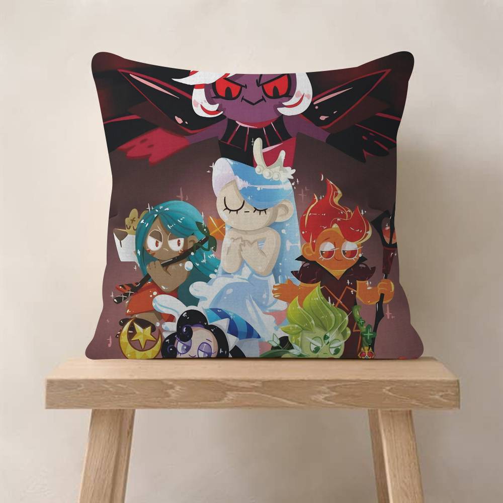 

CCookie RRun KKingdom Cushion Cover x Polyester Sofa Cushions Decorative Throw Pillows Home Decoration Pillowcover 30x30 cm