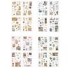 Travel Decorative Sticker Scrapbooking Supplies Waterproof Aesthetic Sticker for Journaling Water Bottles Laptop