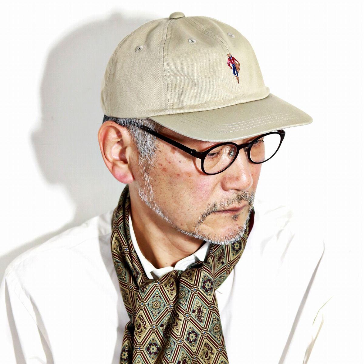 Used STETSON Gentleman s Cap Men s Baseball Cap Hat Chibi Logo Cap Cowboy Mascot Cap Embroidery Women s Beige [TB]