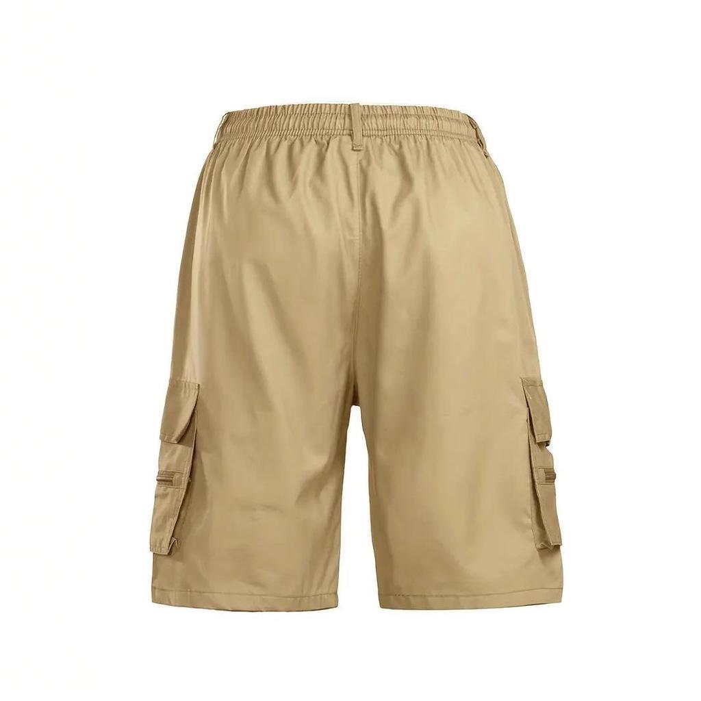Men's Large Cotton Casual Work Shorts - European & American Summer Style