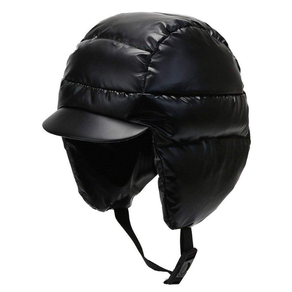 Warm Winter Russian Bomber Hat Short Brim Earflap Hat Fashion Ushanka Hat for Men and Women