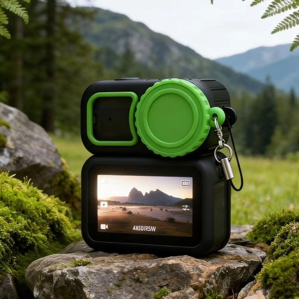 Shock Absorption Silicone Protective Case Anti-Drop Lens Cap Action Camera Case Full Protection for DJI Osmo Nano