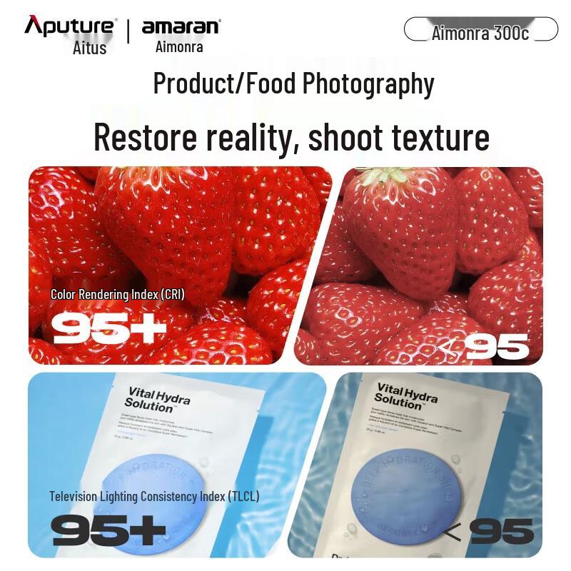 Aputure amaran 300c RGB Full-Color LED Video Light