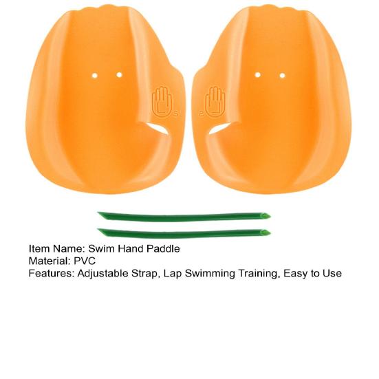 2 Pcs Swim Paddles Hand for Adults And Kids Swim Training Hand Fins Flippers Adjustable Swimming Hand Paddles for Men Women