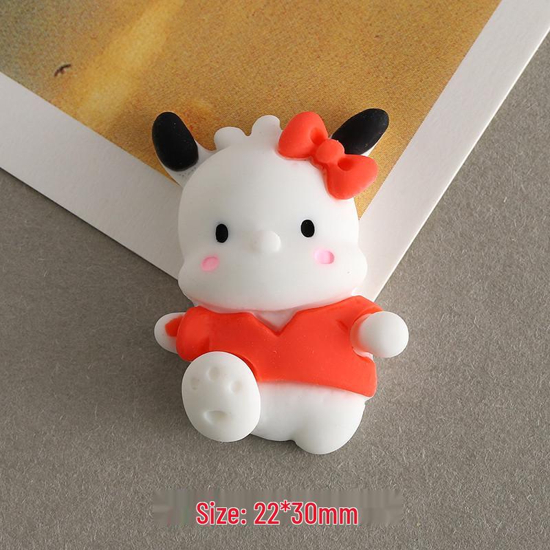 Hot Cute Sanrio Cartoon Resin Accessories: Hair Clips, Phone Cases, Water Bottles & Stickers
