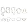10 Pieces Pumpkins Clay Cutter Molds Halloween Series Clay Earring Cutter Easy To Use Pottery Tool Clay Cutter Molds