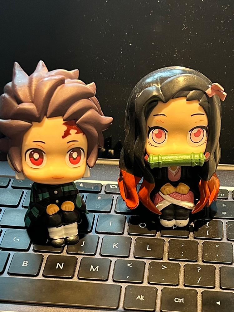 Anime Kamado Tanjirou Kamado Nezuko Action Character Model Toy Series Doll Birthday/Christmas Gift Acg Toy Gifts
