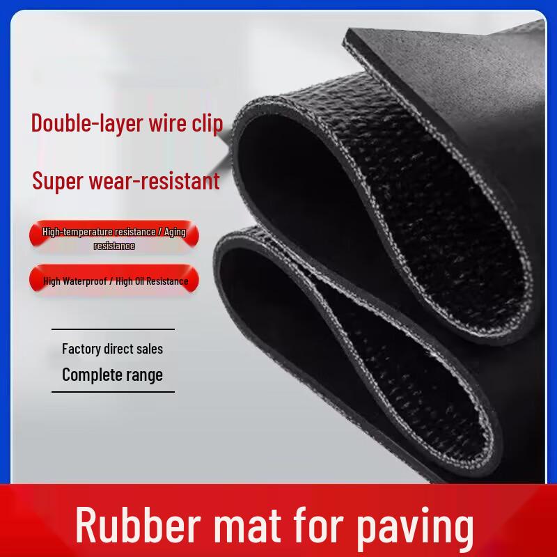 Industrial Fabric-Reinforced Anti-slip Rubber Mat