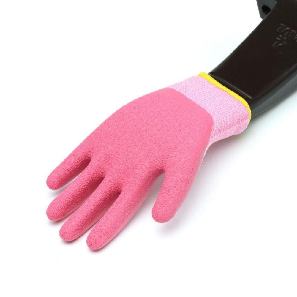 Cartoon Animal Kids Work Gloves Multi-purpose Latex Coated Gloves Durable Gardening Glove  Unisex