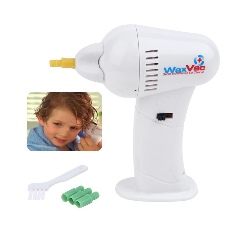 1 Set Electric Clean Headphones Out Safety Ear Cleaner Automatic Vacuum Ear Ear Wax Electric Ear Cleaner Tools Wax Remover