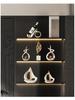 Smooth Sailing Ship Wine Cabinet Ornament Set - Luxurious Home & Office Decor