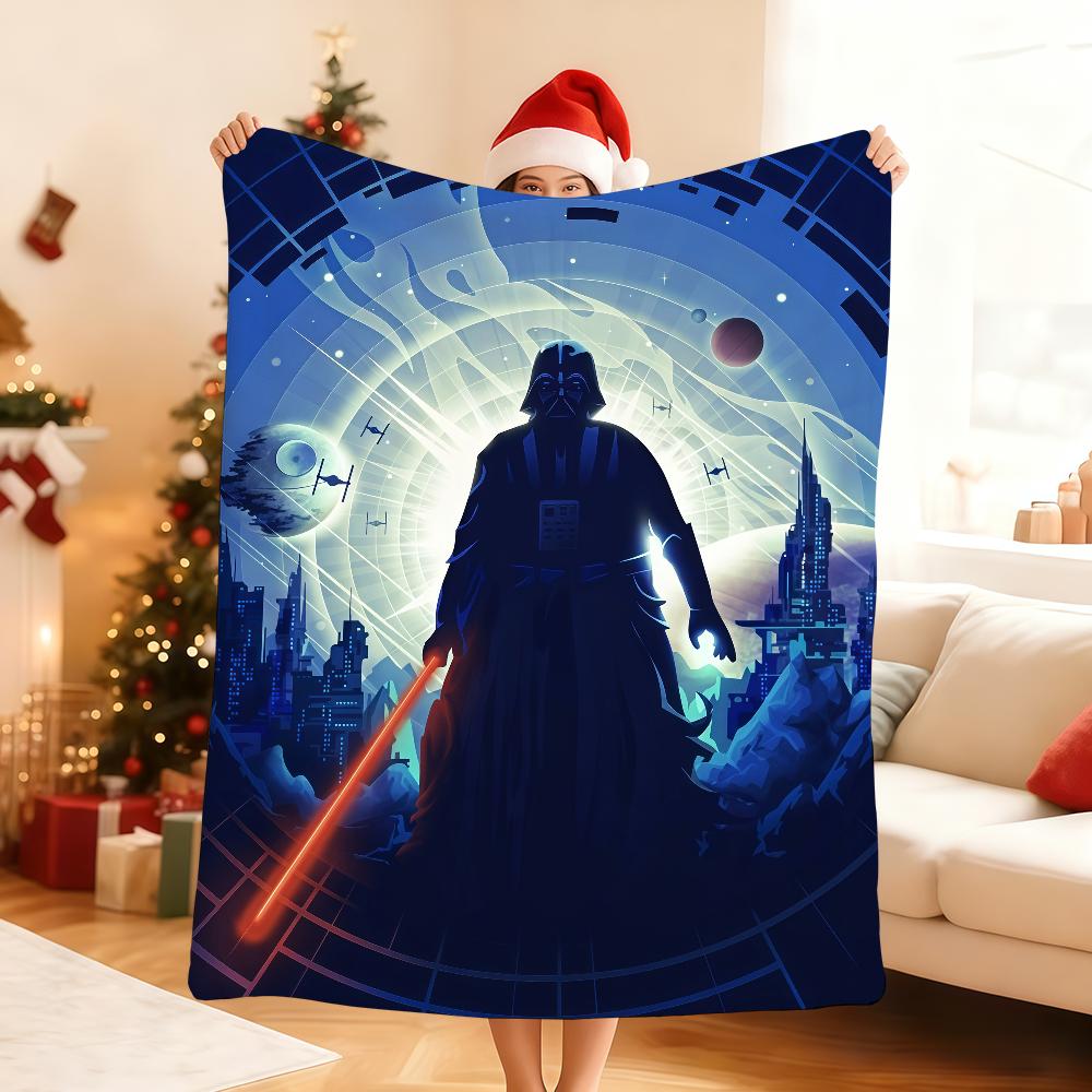 D-Darth V-Vader S-Star W-WarS Blanket Soft Throw Blanket for Home Bedroom Bed Sofa Picnic Travel Office Rest Cover Blanket Gift