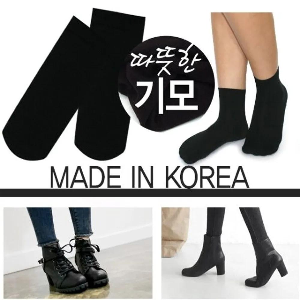 [J.Cotton] Fleece-lined Ankle Socks Stocking Socks Ankle Socks 1 pair of fleece-lined ankle stockings