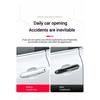 Car Door Handle Cover For Toyota Highlander CROWN KLUGER RAV4 WILANDER No Tape Required, Full Coverage,ABS Material Accessories