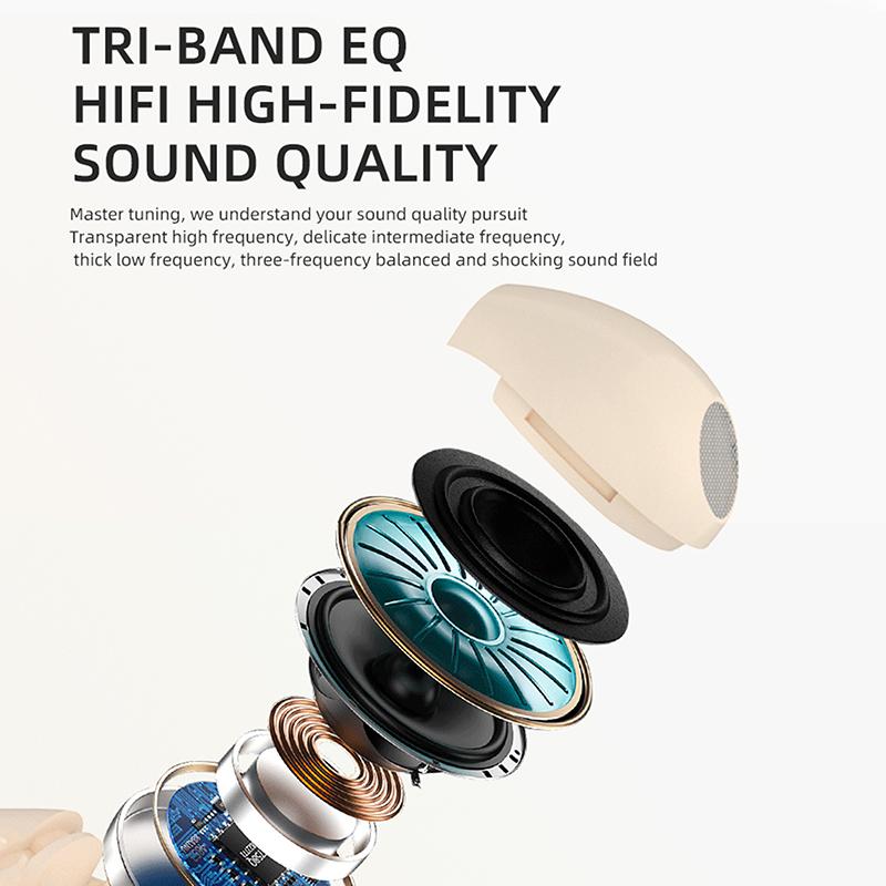 The  Air7 Ear Clip Bluetooth Headset High-Power Single-Ear Wireless Gaming Headset The Ear Concept Bone Conduction
