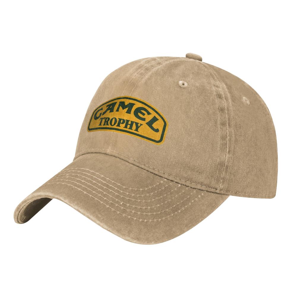 Camel Trophy Unisex Women Baseball Caps Distressed Denim Hats Cap Retro Outdoor Activities Adjustable Fit Snapback Hat