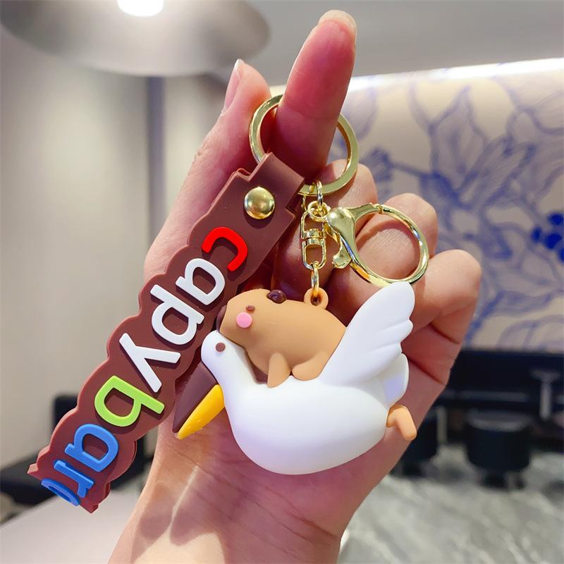 Capybara Kapibara Serie Puppe Schlüsselanhänger Schultaschenanhänger Student Kleines Geschenk Anhänger