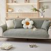 Nordic Simple Solid Color Sofa Cushion Four Seasons Pure Cotton Fabric Non-Slip Cotton Seat Cushion Universal Modern Sofa Cover Towel
